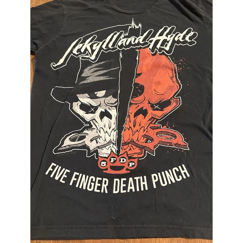 Five Finger Death Punch Jekyll And & Hyde T-Shirt Official Size M Black‎